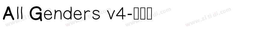 All Genders v4字体转换